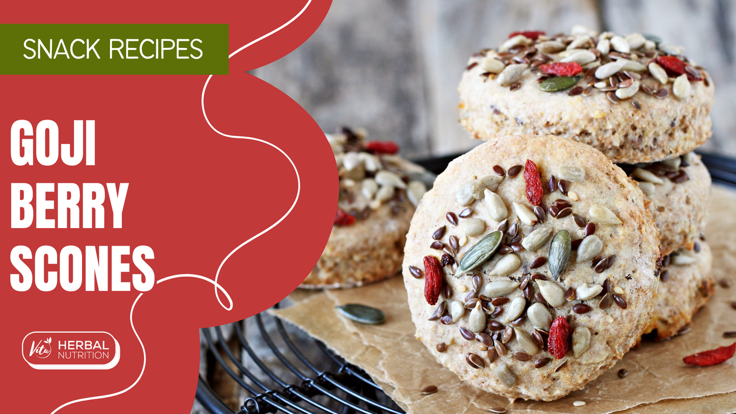 Goji Berry Scones Recipe | VIta Herbal Nutrition