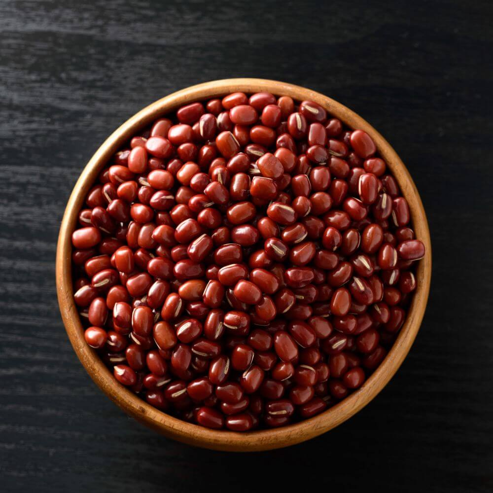 Red Adzuki Beans in a bowl