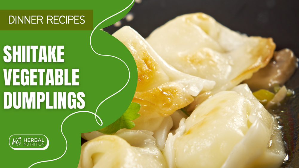 shiitake vegetable dumplings recipe vita herbal nutrition