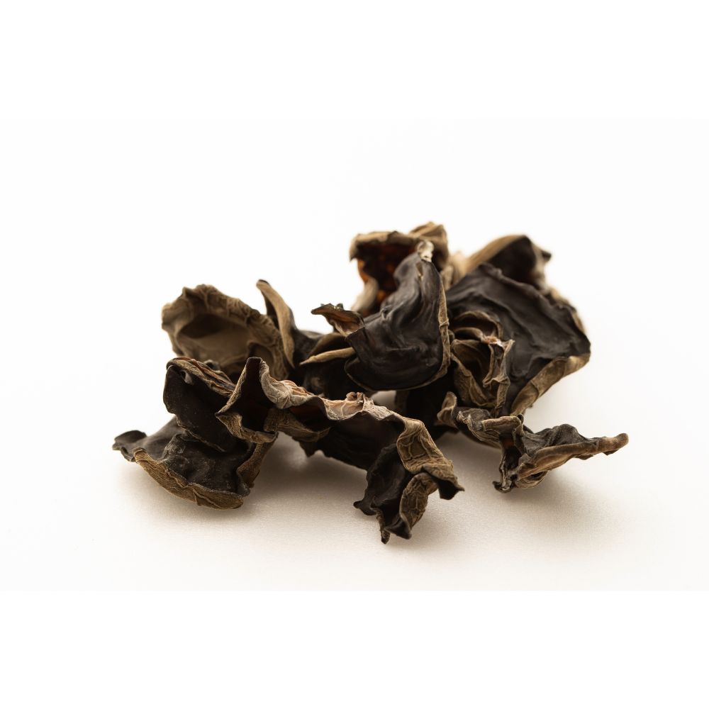 
                  
                    Dried Wood Ear Mushroom 黑木耳 (Mu Er) | (100g)
                  
                